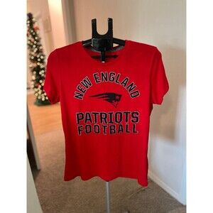 New England Patriots NFL Football Nike Women’s Scoopneck Logo T-Shirt Size XL